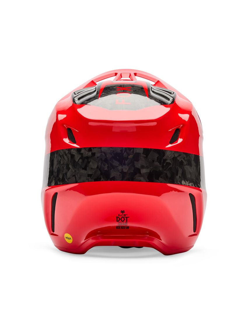 Fox Kask Motocyklowy V3 Rs Fracture Fluo Red L