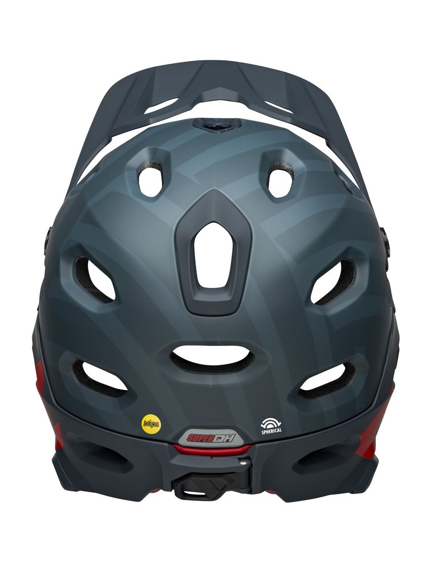 Kask full face BELL SUPER DH SPHERICAL prime matte blue crimson