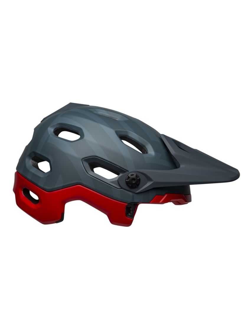 Kask full face BELL SUPER DH SPHERICAL prime matte blue crimson