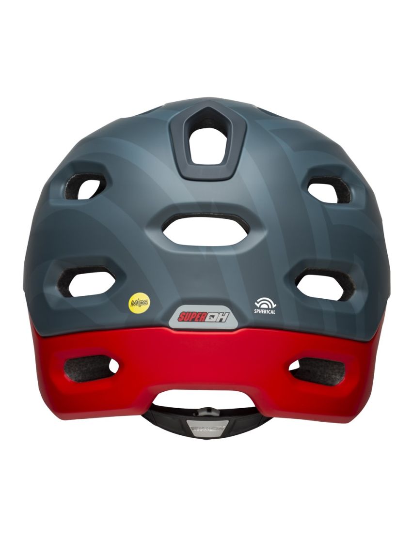 Kask full face BELL SUPER DH SPHERICAL prime matte blue crimson